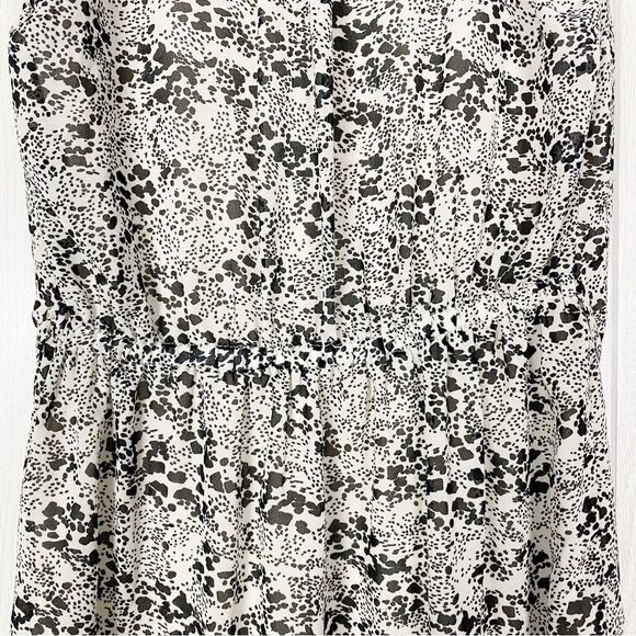 H&M | Black & White Patterned Mini Dress Size XS - Picture 10 of 15